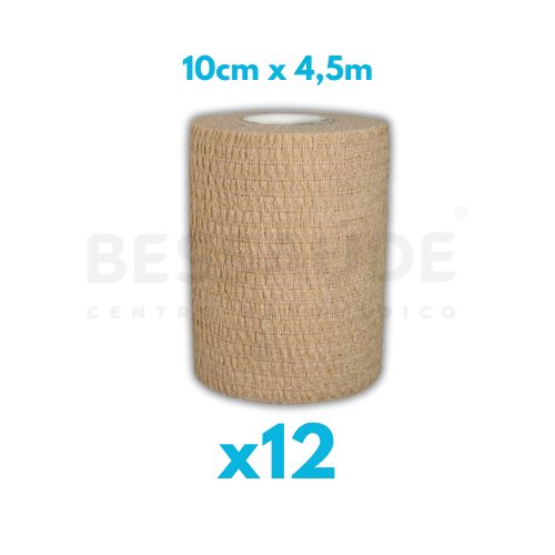 ligadura coesiva superior 10 45 bege caixa 12 unidades bessaude