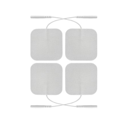 eletrodos gelificados com fio 5x5cm para aparelhos tens/ems